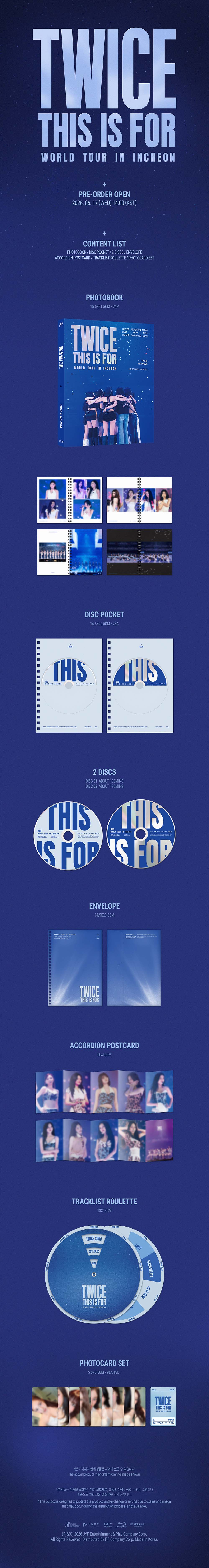 K-POP・アジア TWICE Blu-ray PREVENTA) TWICE THIS IS FOR WORLD TOUR IN INCHEON Blu-ray